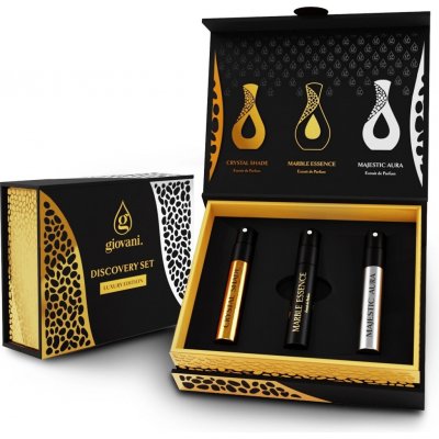 Giovani sada vzorků Extrait de Parfum Unisex DISCOVERY SET 3 x 2 ml – Sleviste.cz