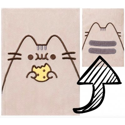 CurePink Poznámkový blok Pusheen Foodie A5 14,8 x 21,0 cm – Zboží Živě
