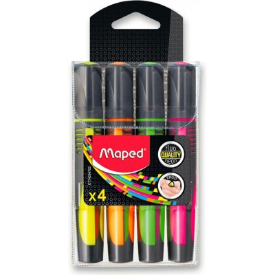 Maped Fluo Peps Max 742947 4 barvy – Zboží Mobilmania