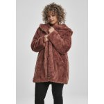 Ladies Hooded Teddy Coat darkrose – Zboží Dáma
