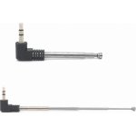 SOLEX teleskopická anténa JACK3,5st vidlicová 80-240mm 4-dílná – Zboží Živě