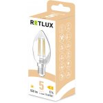 Retlux RFL 400 LED žárovka filament 5W E14 teplá bílá – Hledejceny.cz