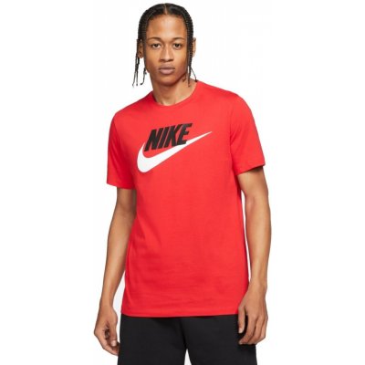 Nike Sportswear T-Shirt Icon Futura university red/black/white – Zboží Mobilmania