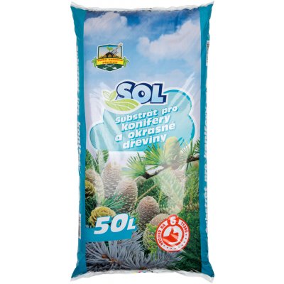 SOL Substrát pro okrasné dřeviny 50 l – Hledejceny.cz