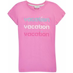 Winkiki kids Wear dívčí tričko Vacation růžová
