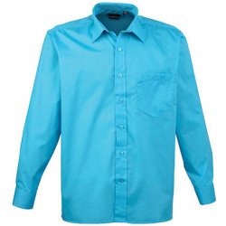 Premier Workwear pánská košile s dlouhým rukávem PR200 turquoise