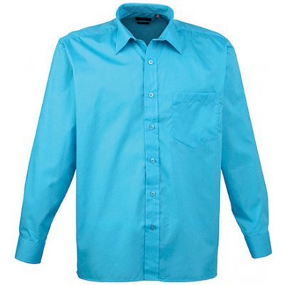 Premier Workwear pánská košile s dlouhým rukávem PR200 turquoise
