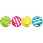 Trixie Sada 4 ks plastových míčků s rolničkou 4 cm – Zboží Dáma