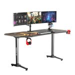 ULTRADESK Frag XXL černý / zlatý UDESK-FX-GD – Zboží Dáma