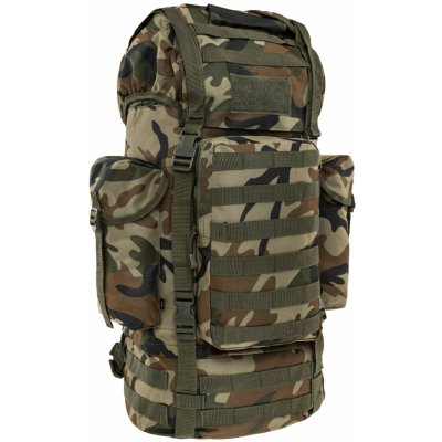 Urban Classics Taktický bojový Molle s polstrovanými popruhy kamufláž 65 l