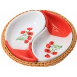 Banquet miska v košíku Red Poppy 2 díly OK 20,5 cm – HobbyKompas.cz