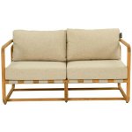 Apple BeeDolce 141x85x79 cm teak natural pásový výplet Ecru sedáky Cotton Flower – Hledejceny.cz