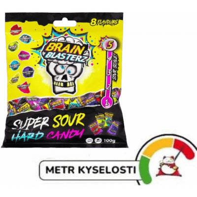 Brain Blasterz Super Sour Hard Candy 100 g – Hledejceny.cz