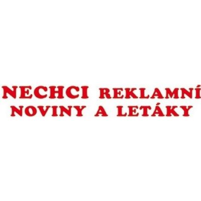 Samolepka na schránku: Nechci reklamní noviny a letáky 15x3 cm červená,modrá,hnědá – Zboží Dáma
