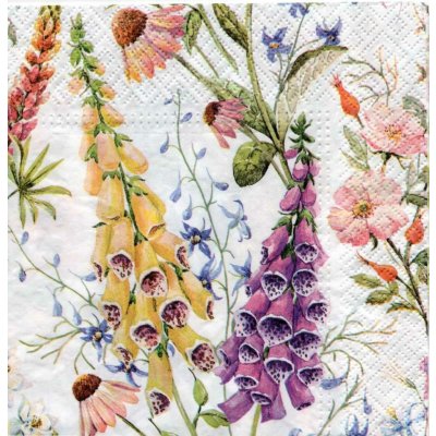 Ubrousek 33x33cm Letní květiny – Zboží Mobilmania