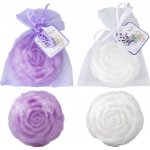 Soaptree Levandule luxusní mýdlo s mandlovým olejem v organzovém sáčku Květina 80 g – Sleviste.cz