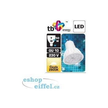 TB Energy LED žárovka GU10 230V 7W Teplá bílá