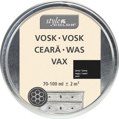 StyleColor Vosk na dřevo 0,1 l černý – Hledejceny.cz