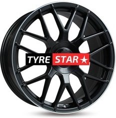 MAM GT1 8,5x20 5x108/114 ET45 matt black lip polished