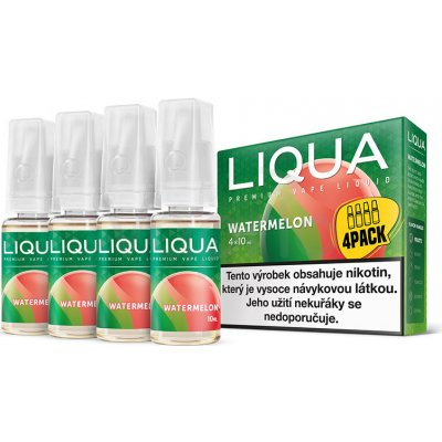 Ritchy Liqua Elements Watermelon 4Pack 4 x 10 ml 3 mg – Zboží Mobilmania