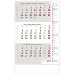 nástěnný Tříměsíční šedý s poznámkami 31,5cm x 45cm, N210-27 2027 – Hledejceny.cz