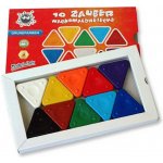 Voskovky trojúhelníkové TRIANGLE MAGIQUE NEON, 10 ks – Zbozi.Blesk.cz