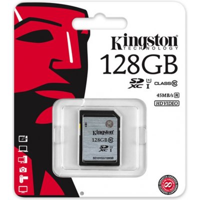 Kingston SDXC UHS-I U1 128 GB SDS2/128GB – Sleviste.cz