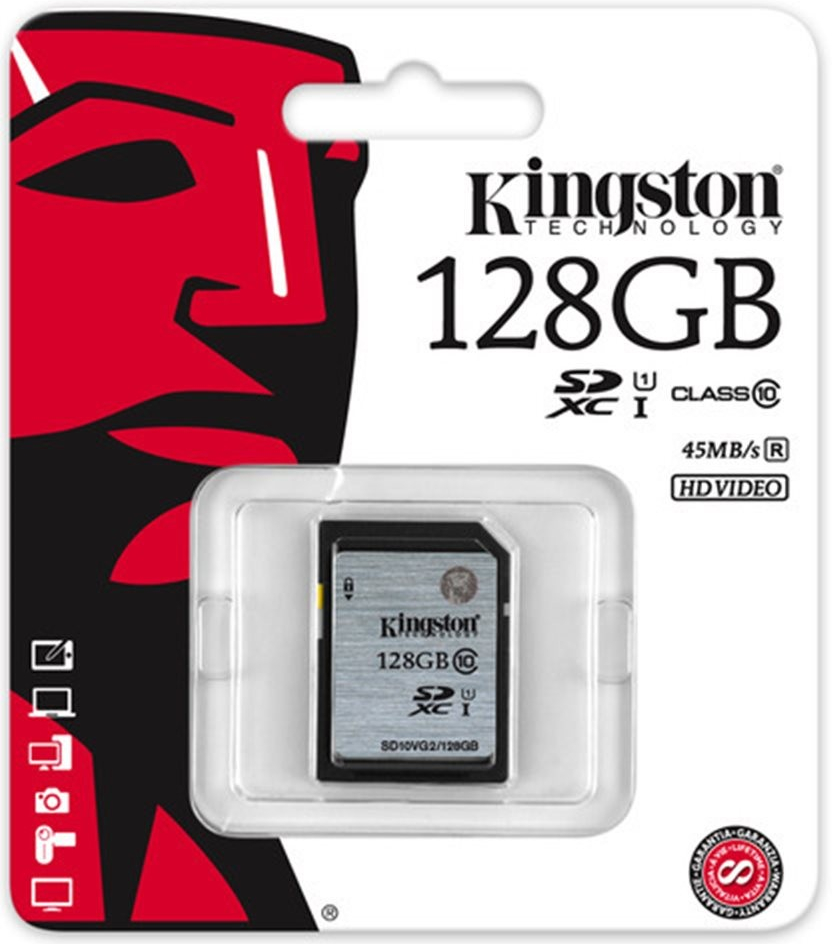 Kingston SDXC UHS-I U1 128 GB SDS2/128GB
