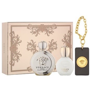 Versace Eros Pour Femme EDP 100 ml + tělové mléko 100 ml + visačka na zavazadla dárková sada