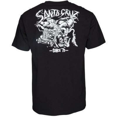 Santa Cruz PAVE THE WORLD TEE černá