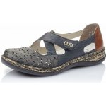 Rieker dámské baleríny 463H4-14 modrá – Hledejceny.cz