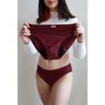 Sayu Menstruační kalhotky klasické s krajkou bordó maximální savost – Zbozi.Blesk.cz
