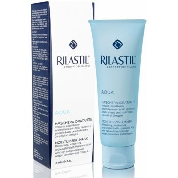 Rilastil Aqua hydratační maska s kyselinou hyaluronovou 75 ml