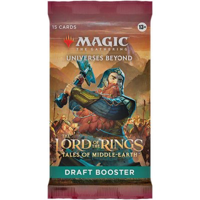 Wizards of the Coast Magic The Gathering: LotR - Draft Booster – Zboží Mobilmania