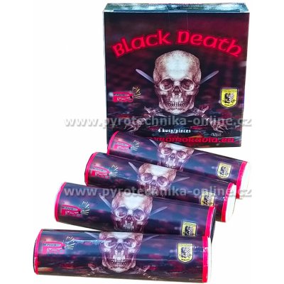 BLACK DEATH set zábleskových petard 4 ks – Zboží Mobilmania