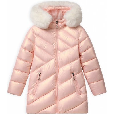 Glo Story Triangel zimní kabát lososový – Sleviste.cz