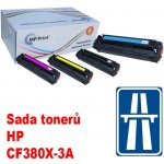 MP Print HP Sada tonerů CF380X-3A, CMYK, + dálniční známka – Sleviste.cz