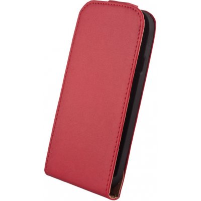 Pouzdro Sligo Case SLIGO Elegance vyklápěcí SAMSUNG G388 / G389 Galaxy XCover3 červené