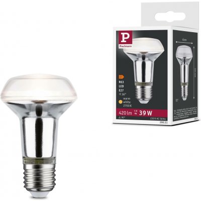 Paulmann P 29051 Standard 230V LED reflektor R63 5W 2700K stříbrná – Hledejceny.cz