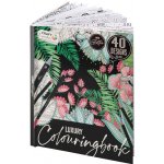 Craft ID CR1140 třpytivé antistresové omalovánky květiny – Sleviste.cz