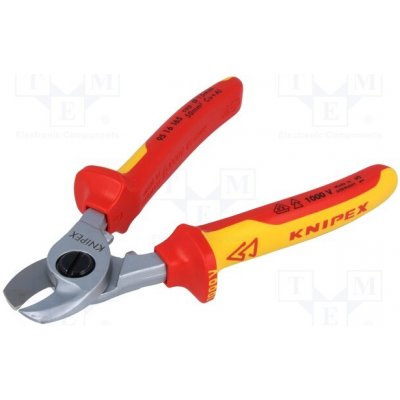 KNIPEX 95 16 165 Nůžky; izolované; Dél.peánu: 165mm; 50mm2; Økab: 15mm; 1kVAC – Zboží Mobilmania