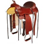 POOL'S Westernové sedlo TRAIL ROUND SKIRT 8020 FULL QUARTER Hnědá – Sleviste.cz