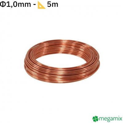 Měděný drát Φ1,0mm 5m – Sleviste.cz