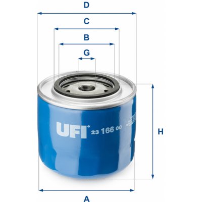 23.166.00 UFI Olejový filtr – Sleviste.cz