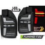 Zadní světla VW T5 10-15 dvojité dveře - černá LED BAR SEQ – Hledejceny.cz