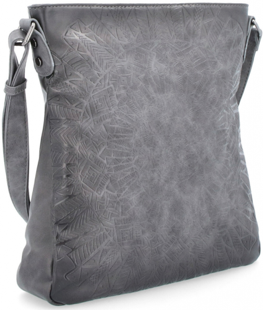 Indee kabelka crossbody šedá 6279 TS