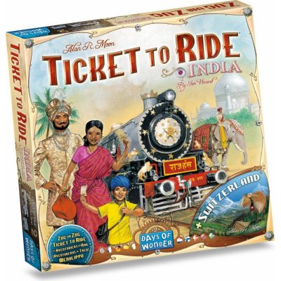 Days of Wonder Ticket to Ride India and Switzerland – Zbozi.Blesk.cz