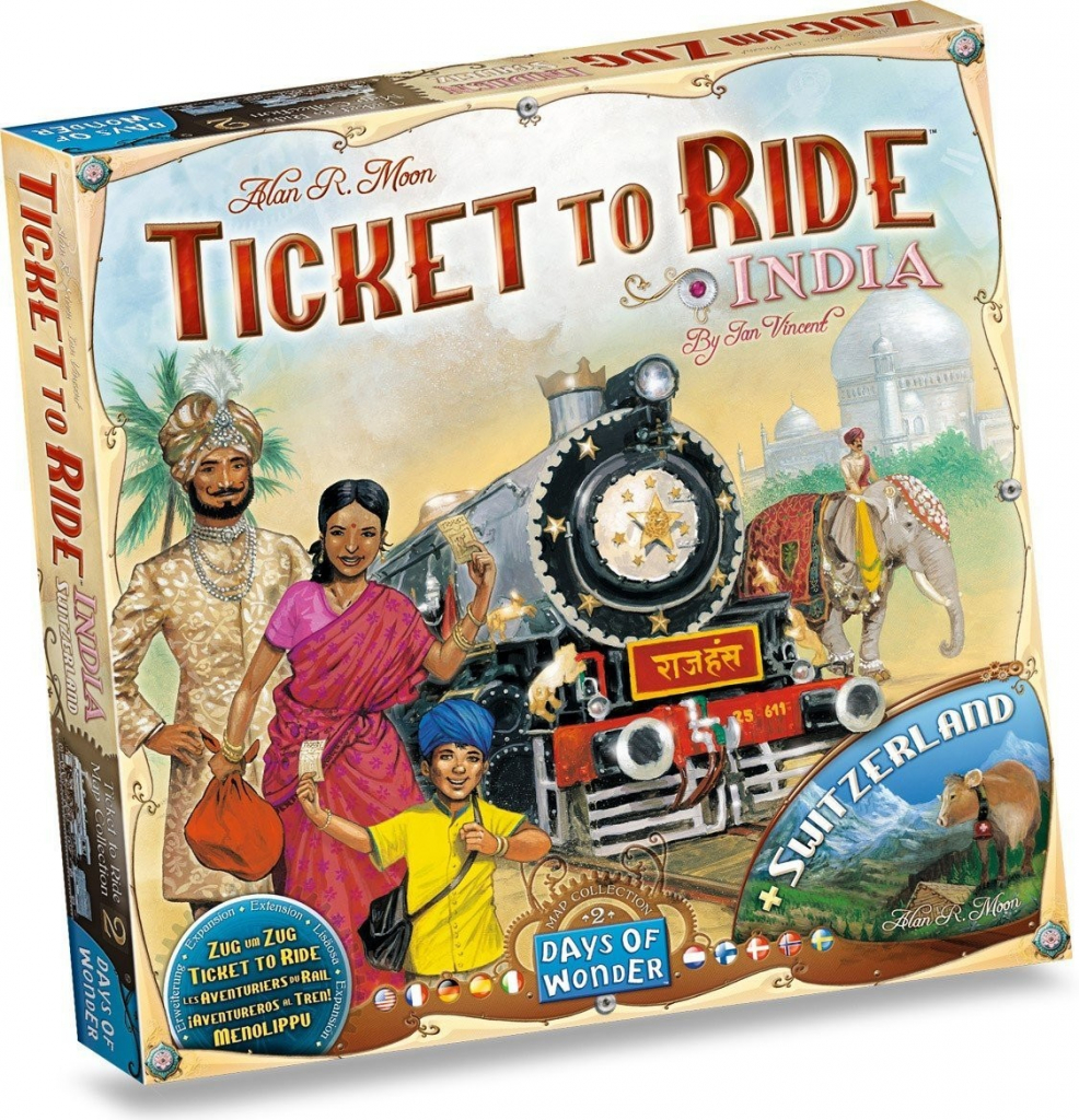 Days of Wonder Ticket to Ride India and Switzerland