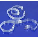 Julimex Silikonová ramínka RT03 10 mm plasový háček Čirá – Sleviste.cz