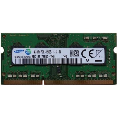 SAMSUNG 4GB DDR3L SODIMM 1600MHz CL11 M471B5173EB0-YK0 M471B5173EB0-YK0